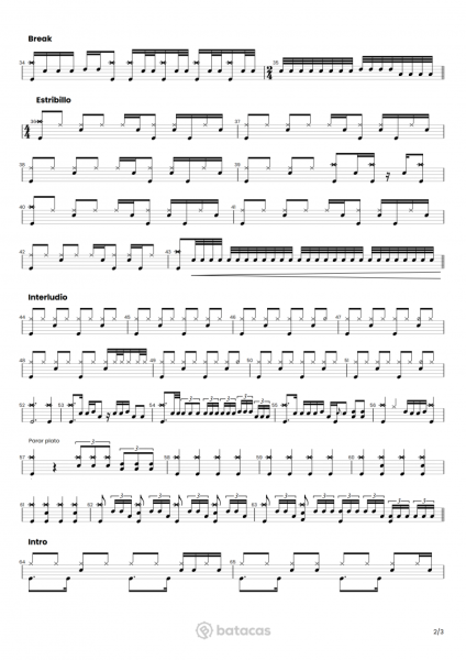 Cómo tocar Río Wolf de Rufus T. Firefly en batería