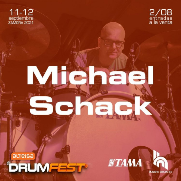 Michael Schack: segundo confirmado para Alteisa DrumFest 2021