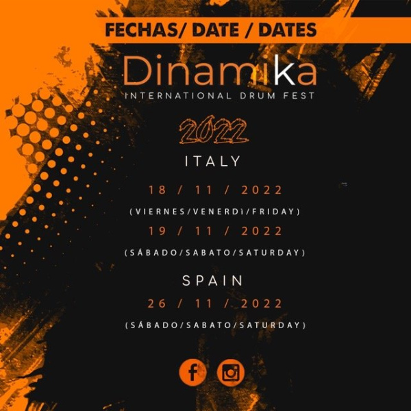 Segunda edición de Dinamika Drum Fest el 26 de Noviembre en Madrid