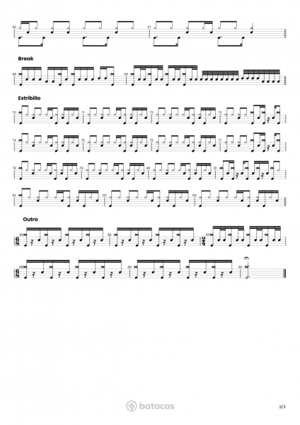 Cómo tocar Río Wolf de Rufus T. Firefly en batería