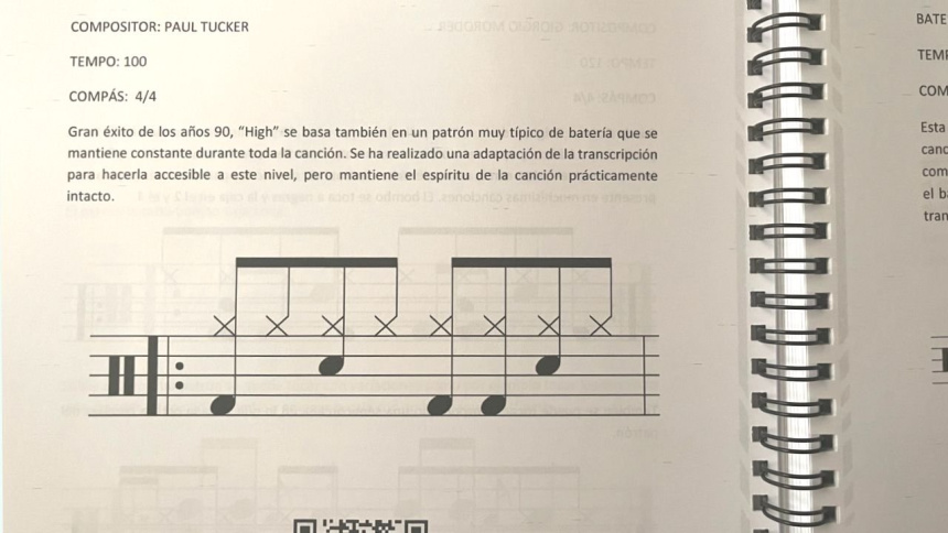 La vuelta a la batería en 80 canciones - detalle presentación de canciones