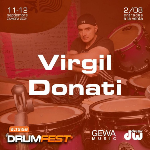 Virgil Donati: primer confirmado para Alteisa Drum Fest 2021