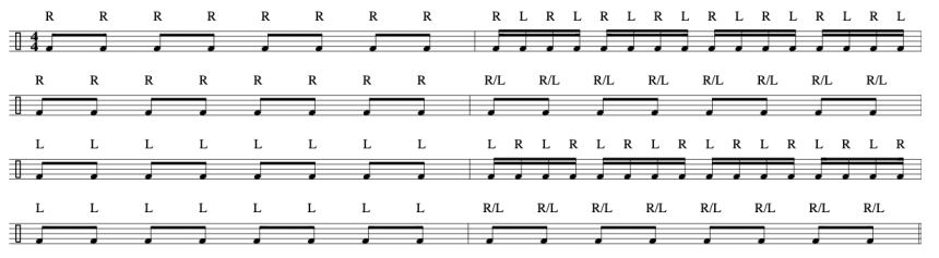 RARU LALU doble pedal