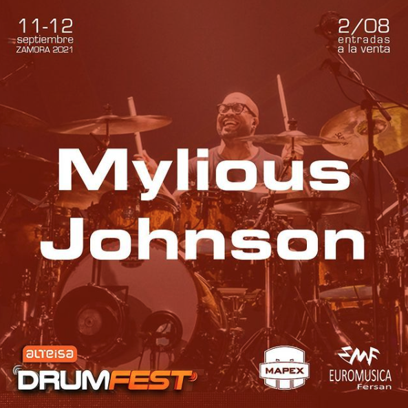 Jost Nickel y Mylious Johnson se suman al cartel de Alteisa DrumFest 2021