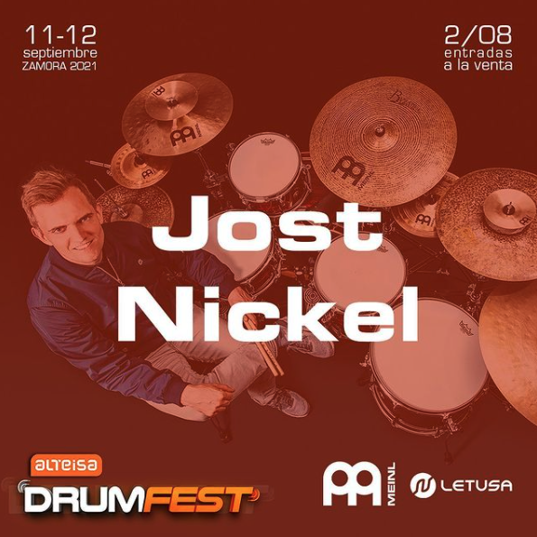 Jost Nickel y Mylious Johnson se suman al cartel de Alteisa DrumFest 2021