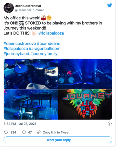 Deen Castronovo vuelve a Journey