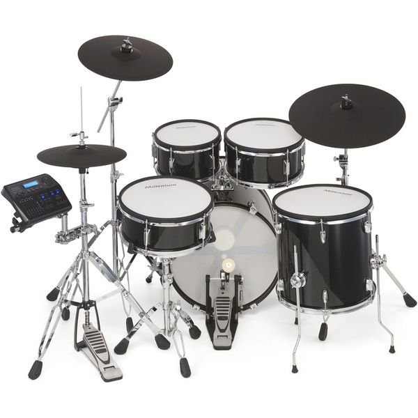 Millenium MPS-750X PRO E-Drum Mesh Set: batería acústica parece, electrónica es