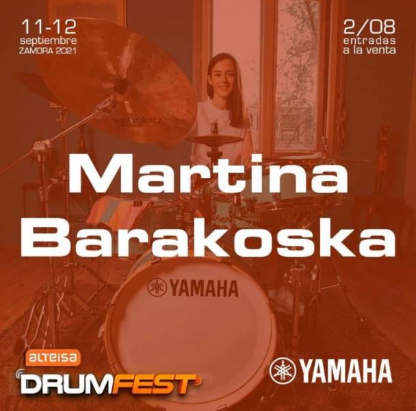 Martina Barakoska se suma al cartel de Alteisa DrumFest ante la cancelación de Sarah Thawer