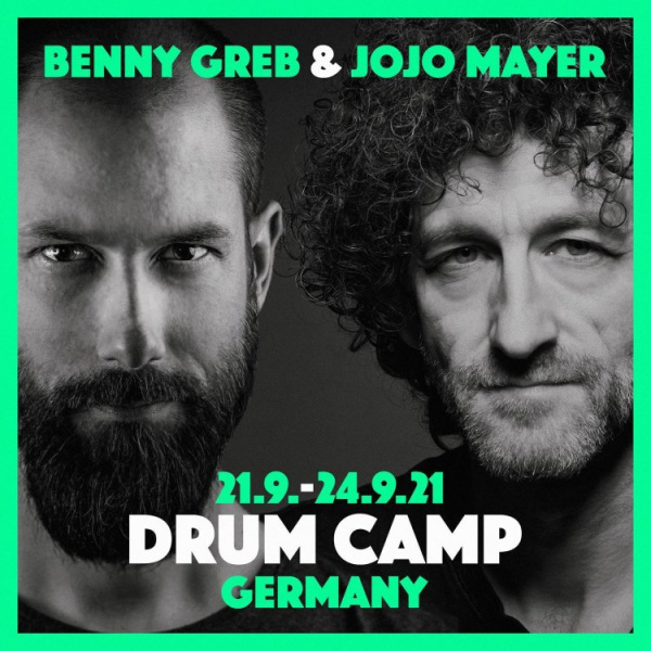 Benny Greb & Jojo Mayer Drum Camp 2021: del 21 al 24 de Septiembre en Alemania
