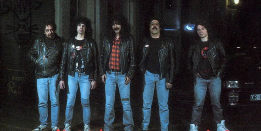 Ángel Gelo Barrio, primero empezando por la izquierda