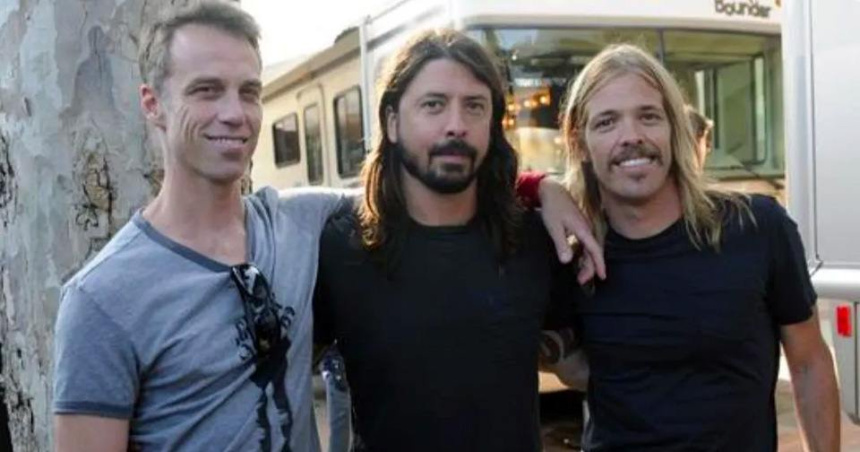 Matt Cameron, Dave Grohl y Taylor Hawkins