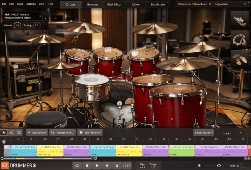 Toontrack anuncia EZDrummer 3, con salida el 3 de mayo y nuevas funcionalidades