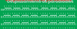 Domina el desplazamiento de paradiddles con este ejercicio