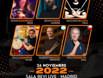 Dinamika International Drum Fest 2022: Benny Greb, Vera Figueiredo, Íñigo Iribarne y más en Madrid