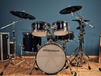 Millenium MPS-750X PRO E-Drum Mesh Set: batería acústica parece, electrónica es