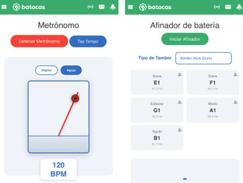 Nuevo metrónomo online y afinador de batería en Batacas